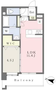 グランフィーネ国府【3階】の間取り