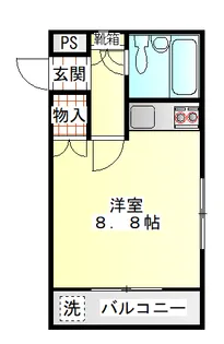 コーポアフィニス【4階】の間取り