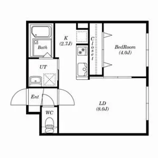 glife nishimachi(ジーライフニシマチ)【2階】の間取り