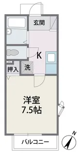 タウンハウス3番館【2階】の間取り