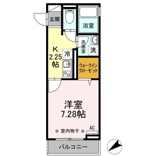 グランデヴィクトワール【2階】の間取り