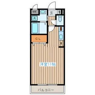 レーベンス柏木【1階】の間取り
