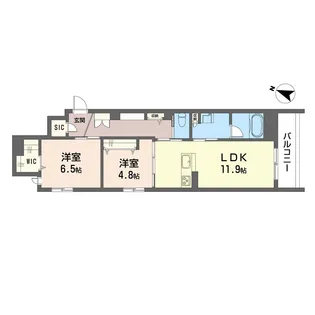 リュミエール【2階】の間取り