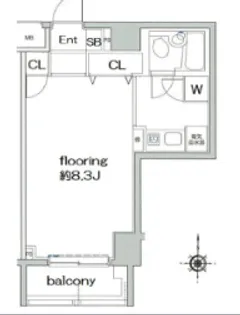 GRAZIA方南町【グラツィア方南町】【3階】の間取り