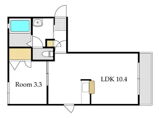 シャーメゾン・フレール【1階】の間取り