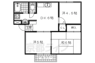 ルミエール州見【1階】の間取り
