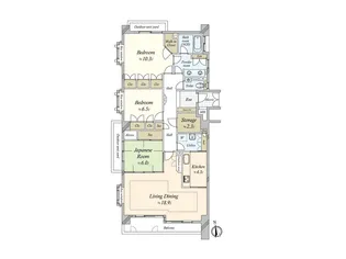 ソフィア八事グラン・ステージ【4階】の間取り