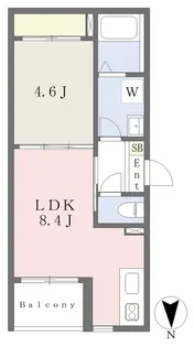 Kirari長町【1階】の間取り