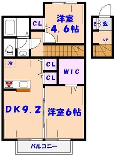 フォレストコート本八幡 参番館【2階】の間取り