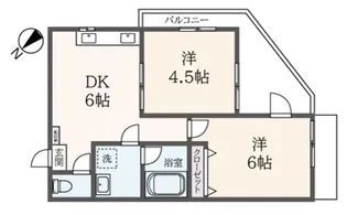 デイフォレスト磯子の間取り
