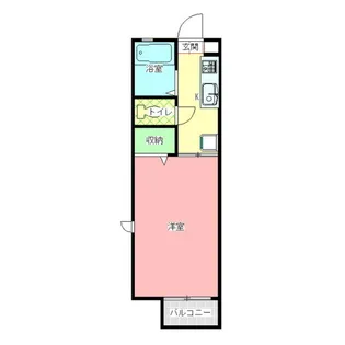 サンハイツ【2階】の間取り