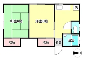 サンベルデ親和【1階】の間取り