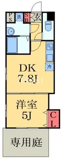 N.adadio幕張【1階】の間取り