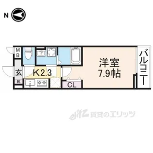 ドリーム錦走谷【2階】の間取り