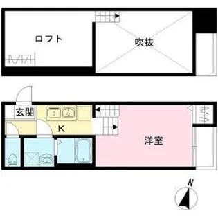 Sereno内田橋【2階】の間取り