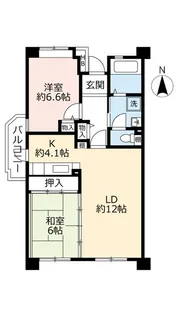 URHAT神戸・灘の浜【4階】の間取り