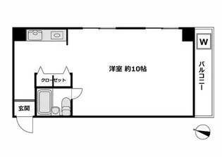 片山ビル【4階】の間取り