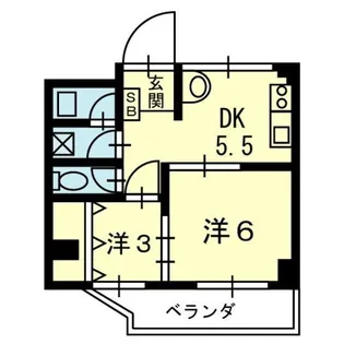 池永ビル【3階】の間取り
