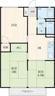 グリーンハイツ【2階】の間取り