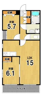 サクシード宝ヶ池の間取り