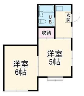 アパートメント本大久保【2階】の間取り