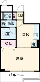 ブリーズ菊川【2階】の間取り