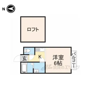 キャッスルガーデン音【2階】の間取り