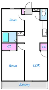 サンライズマンション【3階】の間取り