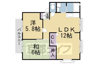 サンビレッジ高田【1階】の間取り