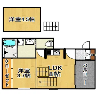 フェリシア【1階】の間取り