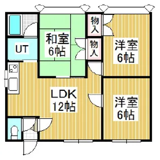 スカイハピネス【3階】の間取り