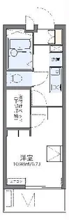 レオパレスひまわり【1階】の間取り