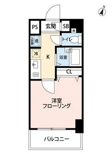 マイナビSTAYミライエ茗荷谷【8階】の間取り