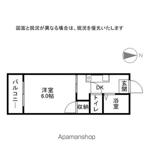 サンパレス宝町F棟【2階】の間取り