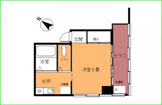 スバル竹屋町【4階】の間取り