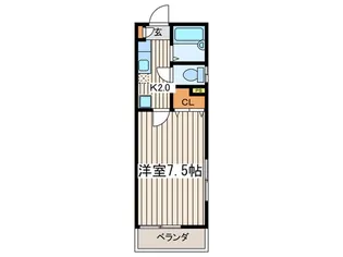 シティースタイル横浜【2階】の間取り