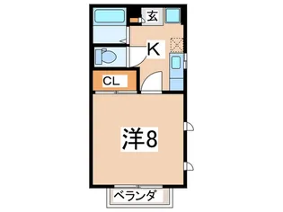 マリンスクウエア【2階】の間取り
