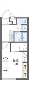 レオパレスリスピー【2階】の間取り