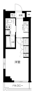 AXAS西馬込アジールコートの間取り