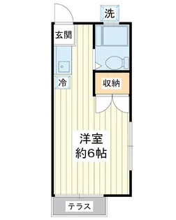 ハイツマウンテンファイン【1階】の間取り