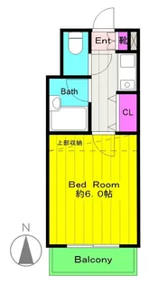 クレールマンション【2階】の間取り