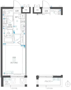 ZOOM武蔵新城【2階】の間取り