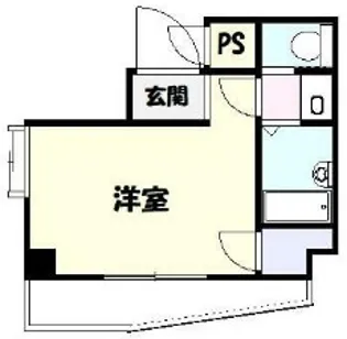 サポーレ三軒茶屋【3階】の間取り