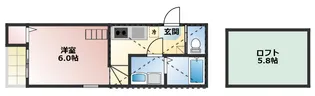 コードソレイユ柳ケ枝町【2階】の間取り