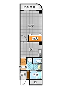 シティガーデン南通II【4階】の間取り