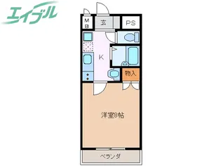 サン・アペックス四日市【4階】の間取り