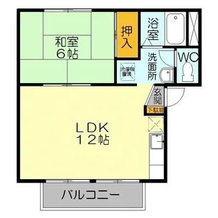 ラディッシュMTB棟【2階】の間取り