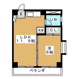 LE・RIVAGE【4階】の間取り