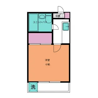 アムス西早稲田【1階】の間取り