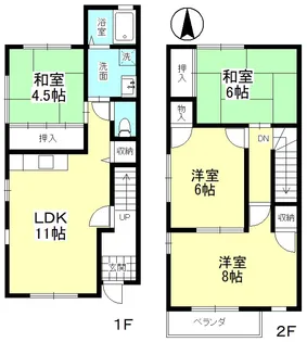 幾久屋の間取り